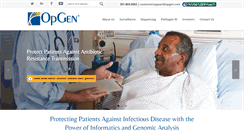 Desktop Screenshot of opgen.com