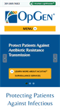 Mobile Screenshot of opgen.com